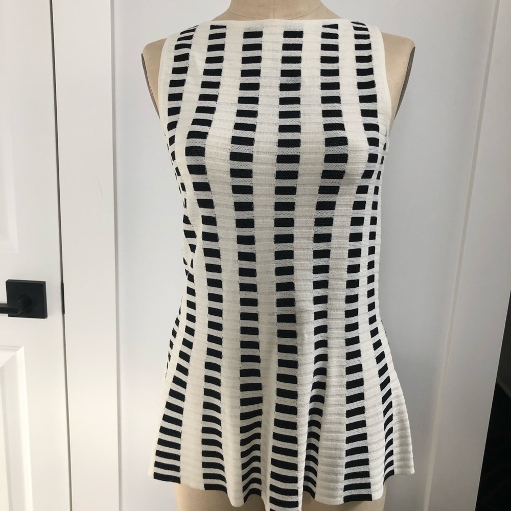 Ann Taylor peplum style dressy tank